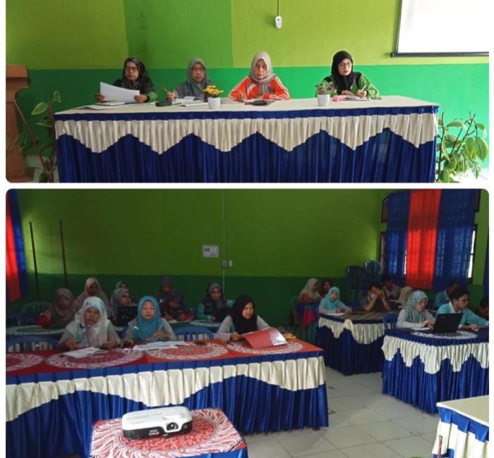 Rapat Hasil Penilaian Akhir Tahun ( PAT) kenaikan kelas 7 dan 8 MTsN 2 Batang hari