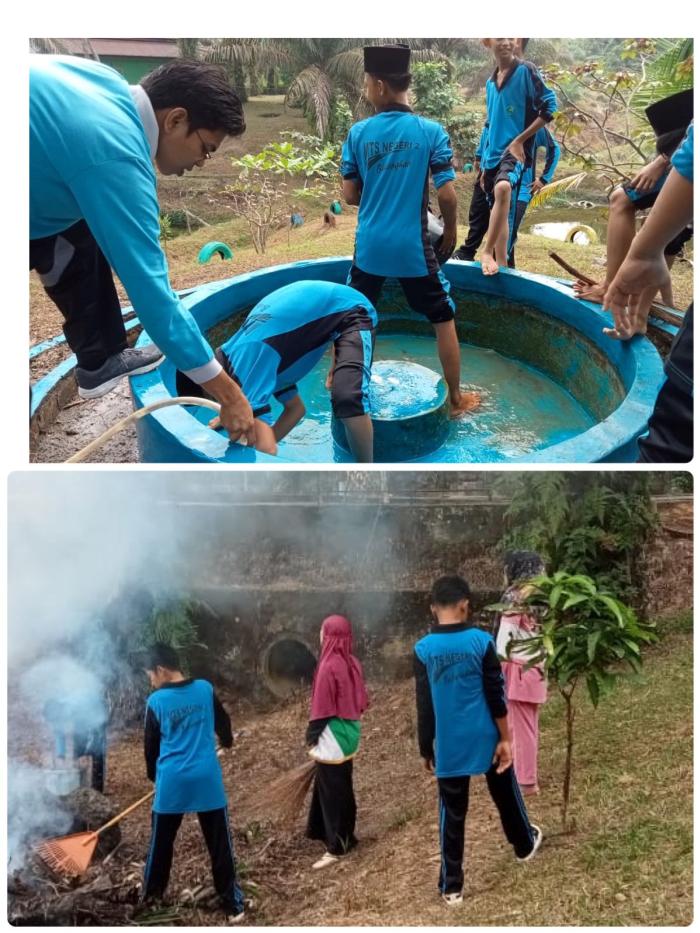 MTs Negeri 2 Batang Hari Gotong Royong Bersama