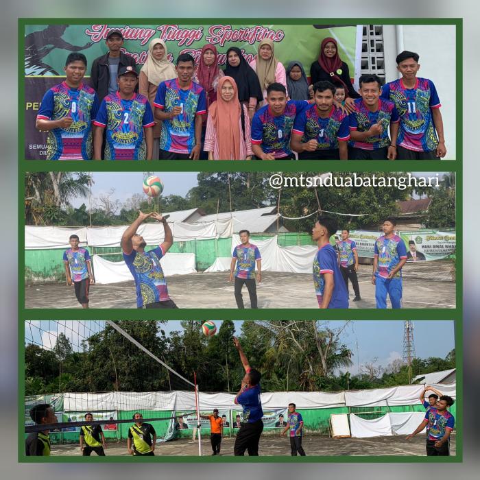 Kalahkan MTsN 6 Batanghari, Tim Voli Putra MTsN 2 Batanghari Lolos ke Perempat Final 