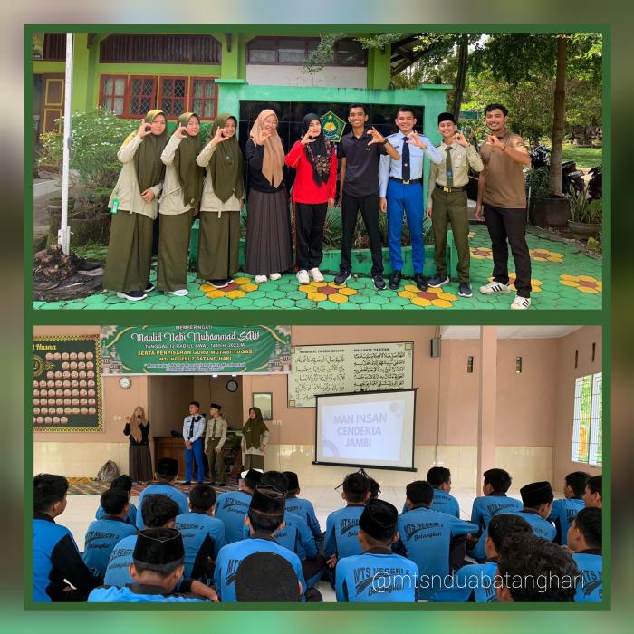 Kembali ke Madrasah, Alumni MTsN 2 Batanghari Sosialisasikan PPDB MAN IC dan SMA Titian Teras Jambi. 