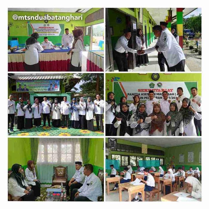 Monev Pelaksanaan AM di MTsN 2 Batanghari, Kasi Penmad Sampaikan Hal Ini