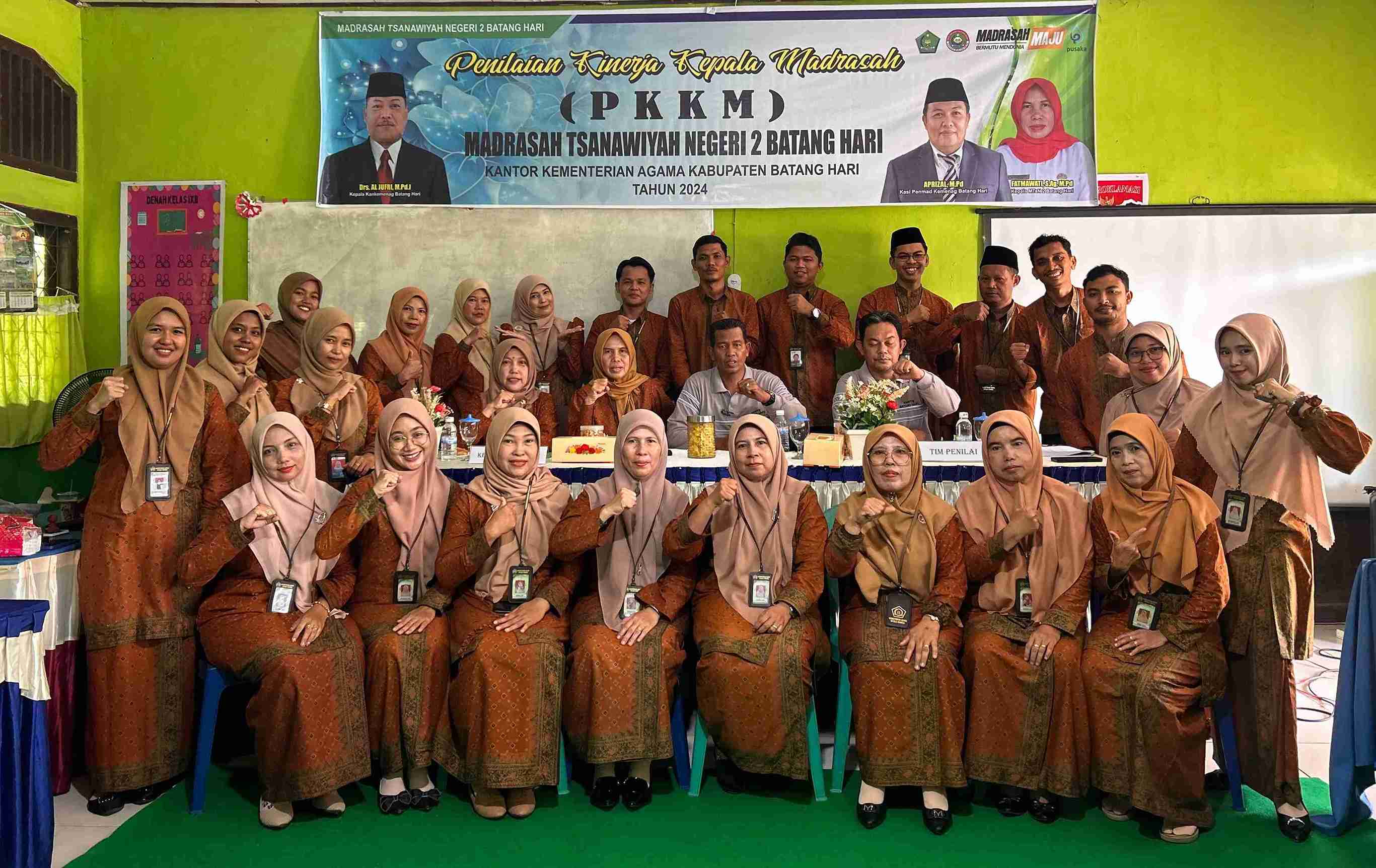 PKKM di MTsN 2 Batanghari Berjalan Lancar, Ini yang Disampaikan Kepala Madrasah