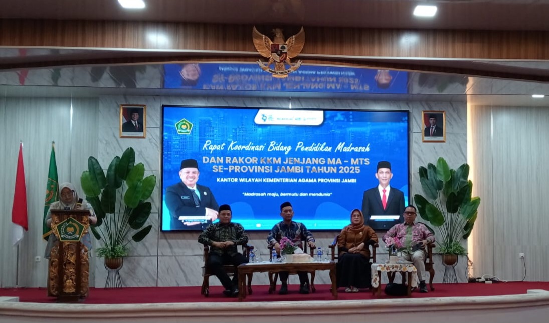 Kepala MTsN 2 Batanghari Hadiri Rakor Bidang Penmad dan Rakor KKM Jenjang MA-MTs Se-Provinsi Jambi 