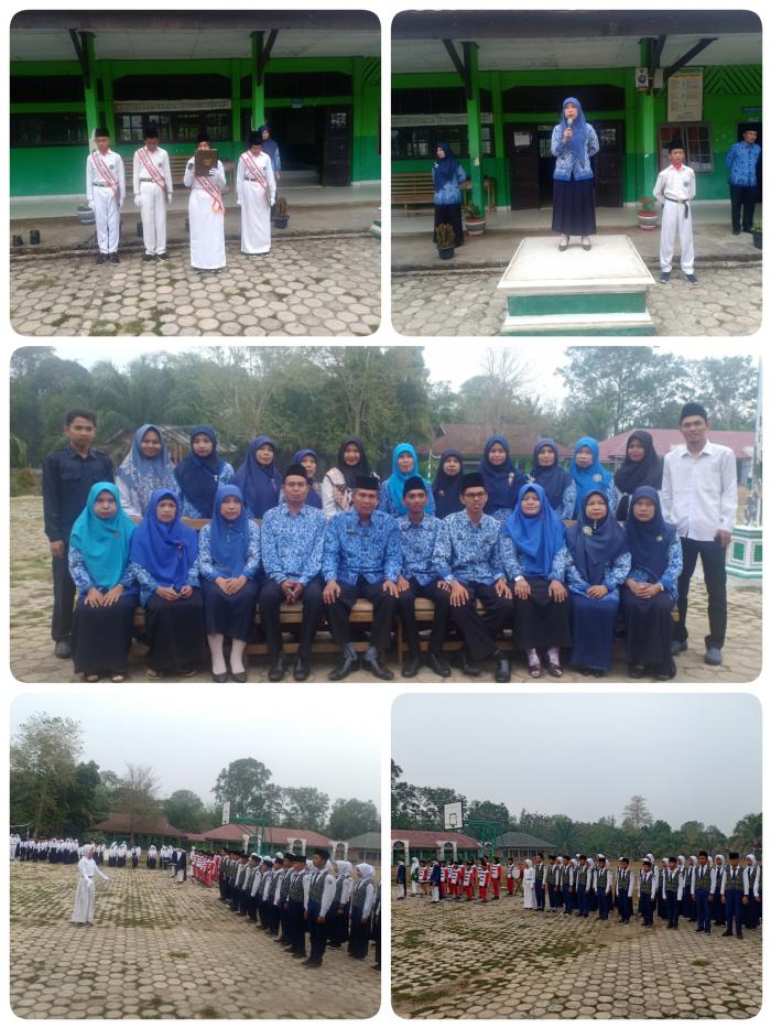Upacara Peringatan HARI SUMPAH PEMUDA di MTs Negeri 2 Batang Hari Berjalan Hikmat dan Lancar