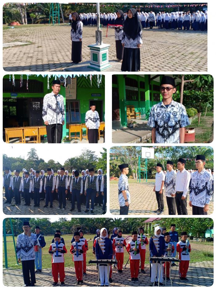 UPACARA PERINGATAN HARI GURU DAN PGRI DI MTs NEGERI 2 BATANG HARI 25 NOPEMBER 2019
