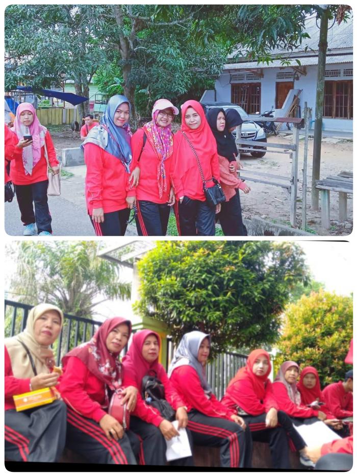 Seluruh Guru dan Karyawan MTs Negeri 2 Batang Hari ikut Memeriahkan HAB Kemenag Ke 74
