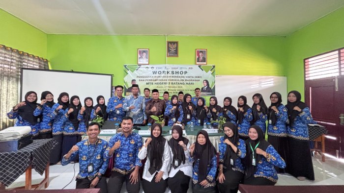 Kurikulum Berbasis Cinta Diperkuat, MTsN 2 Batang Hari Siapkan Mutu Kurikulum dan Akreditasi Madrasah