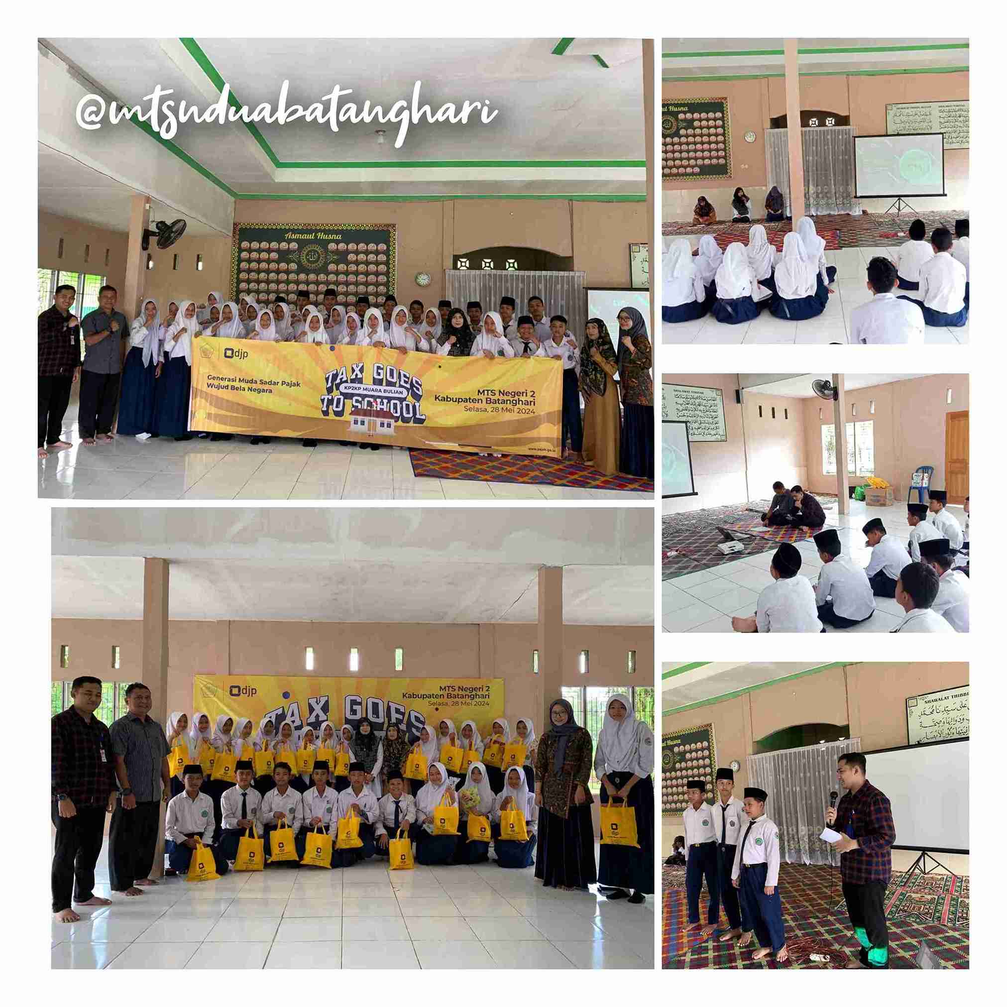 Tax Goes to School Kunjungi MTsN 2 Batanghari