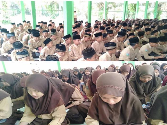 Yasinan Menjadi Rutinitas Pagi Jum'at di MTs Negeri 2 Batang Hari