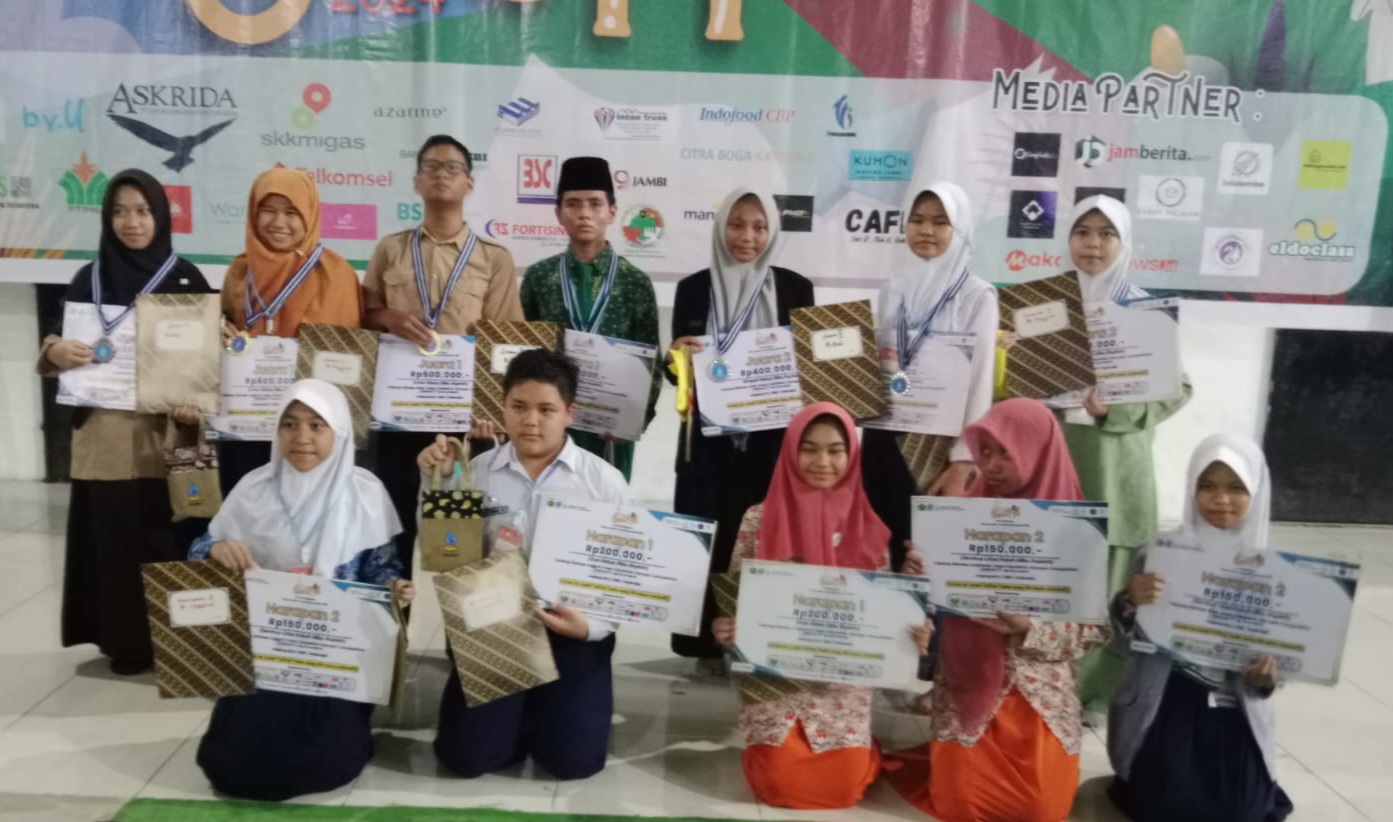 Tampil Maksimal di Babak Final Olimpiade IMPACT 2024, Siswa MTsN 2 Batanghari Sabet Gelar Juara 