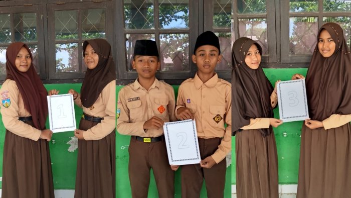 Lima Pasangan Calon Resmi Cabut Nomor Urut, Pemilu OSIM MTsN 2 Batang Hari Resmi Dimulai