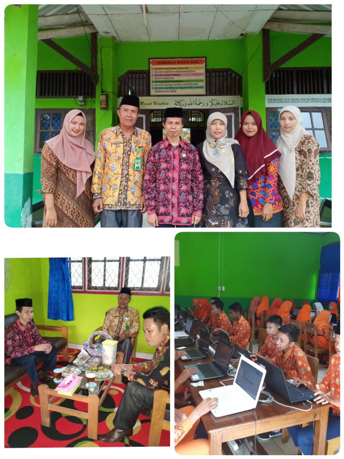 Kunjungan Kepala Kantor Kementerian Agama Kabupaten Batang Hari Pada Pelaksanaan UAMBNBK di MTs Negeri 2 Batang Hari