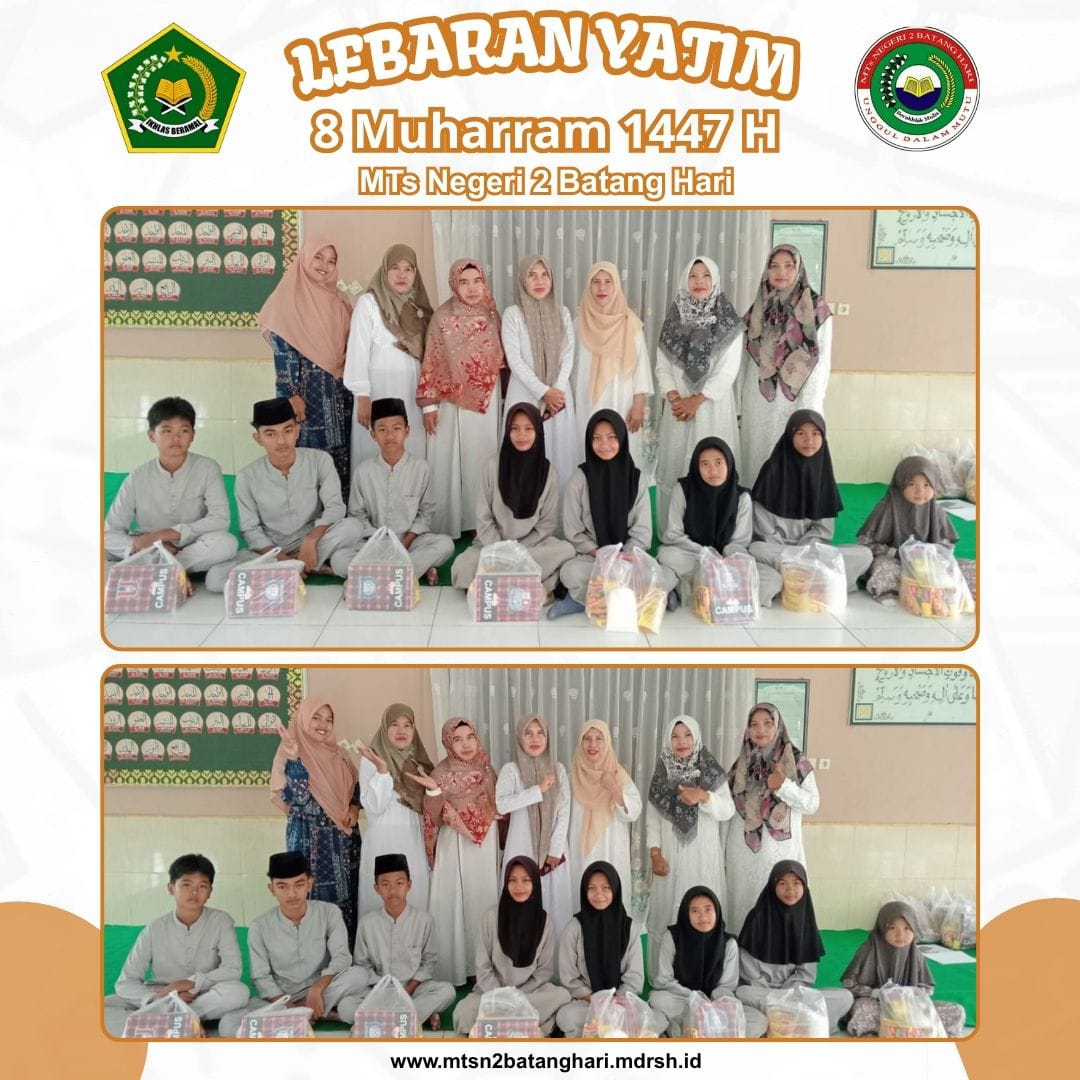 MTs Negeri 2 Batang Hari Gelar Santunan Lebaran Yatim, Wujud Kepedulian di Bulan Muharram