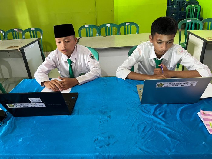 Siswa MTs Negeri 2 Batang Hari Ikuti Uji Coba OMI 2025 Tingkat Kabupaten Batang Hari