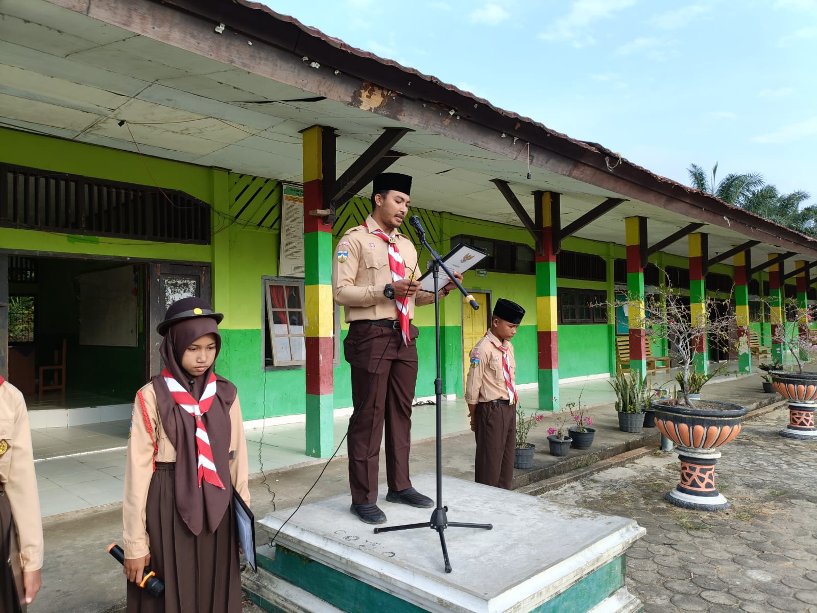 Upacara Peringatan Hari Pramuka ke-63, Pembina Upacara Bahas Generasi Unggul Penjaga NKRI