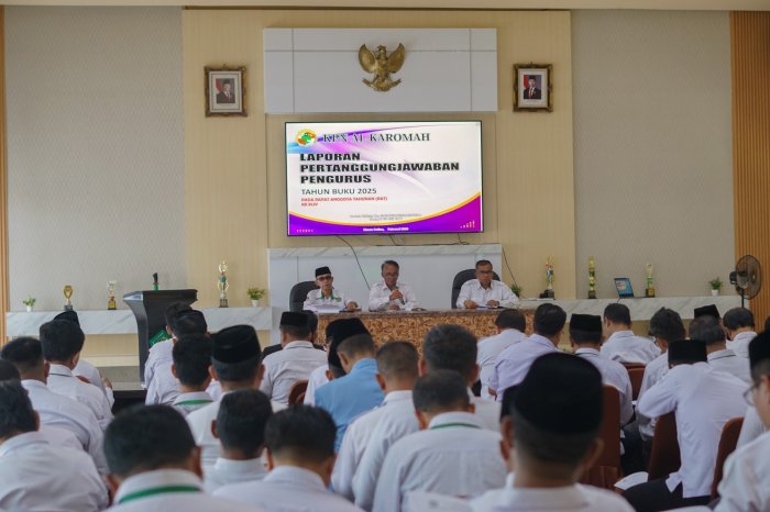 Anggota Koperasi MTsN 2 Batang Hari Hadiri RAT KPN Al Karomah Tahun Buku 2025
