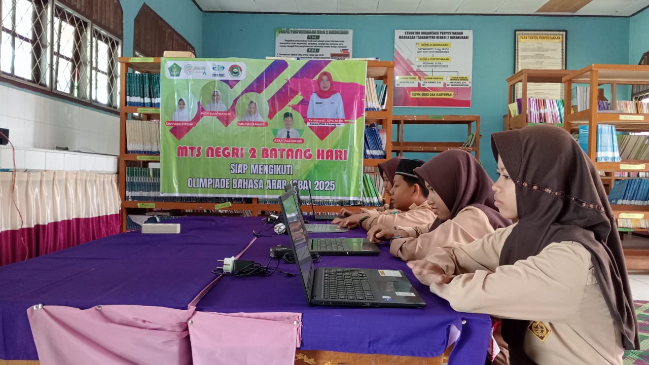 MTs Negeri 2 Batang Hari Ikuti Olimpiade Bahasa Arab Tingkat Kabupaten Tahun 2025