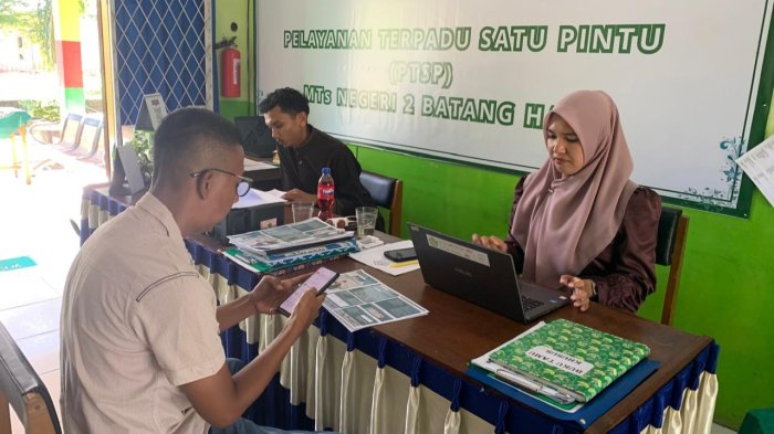 PMB MTsN 2 Batang Hari Resmi Dibuka, Pelayanan Cepat dan Transparan Jadi Prioritas