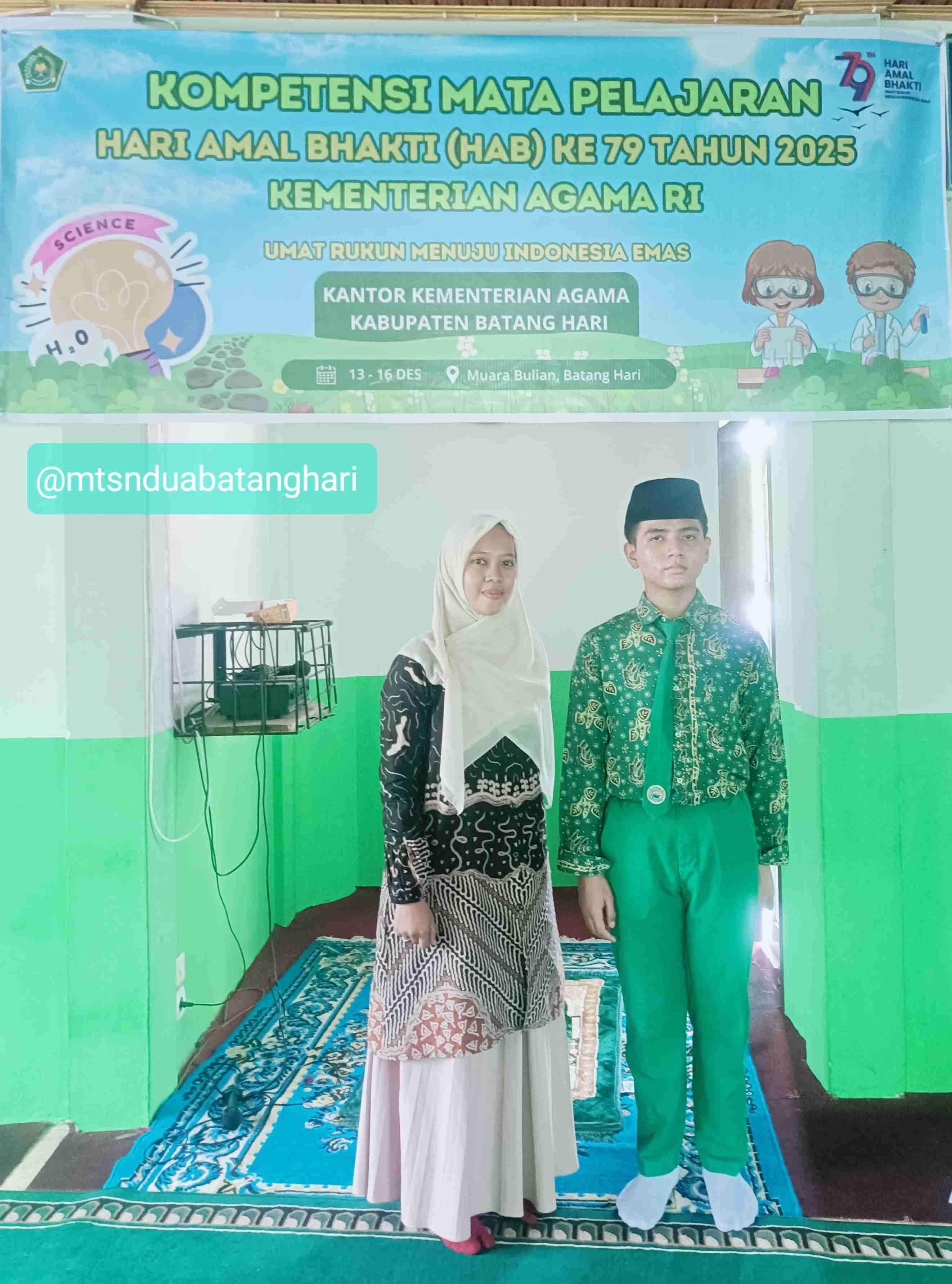 Ikuti Ajang Kompetisi Mata Pelajaran (KMP), Siswa MTsN 2 Batanghari Berusaha Tampil Maksimal
