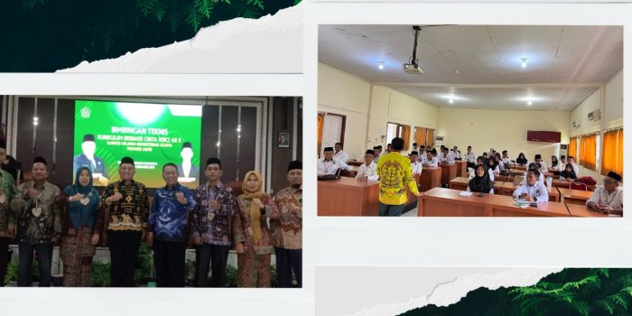 Sosialisasi Kurikulum Berbasis Cinta (KCB) Kepala MTsNegeri 2 Batang Hari, Siap Bangun Budaya Kasih Sayang di Madrasah