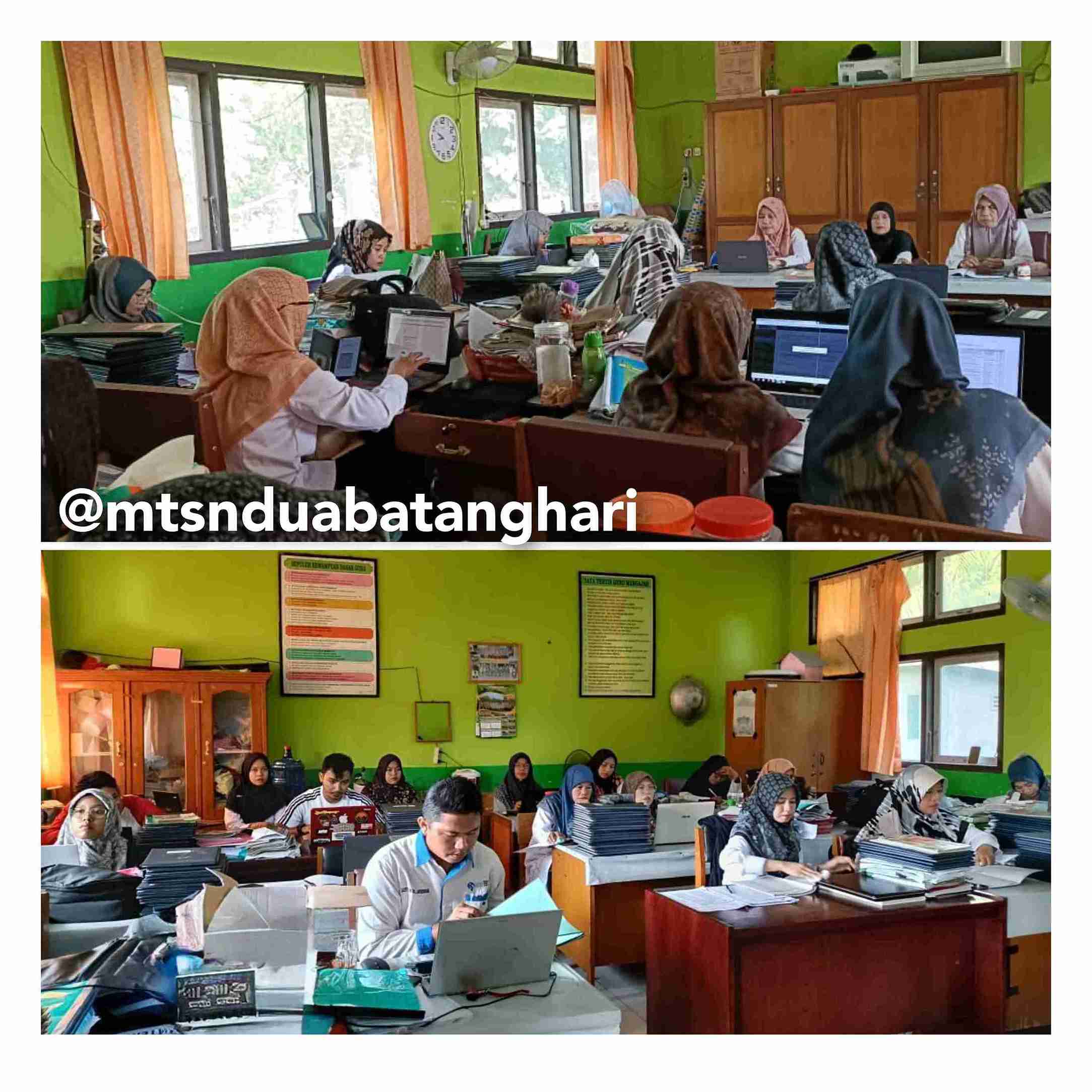 Tentukan Kelulusan Siswa Kelas IX Tahun Pelajaran 2023/2024, MTsN 2 Batanghari Gelar Rapat 