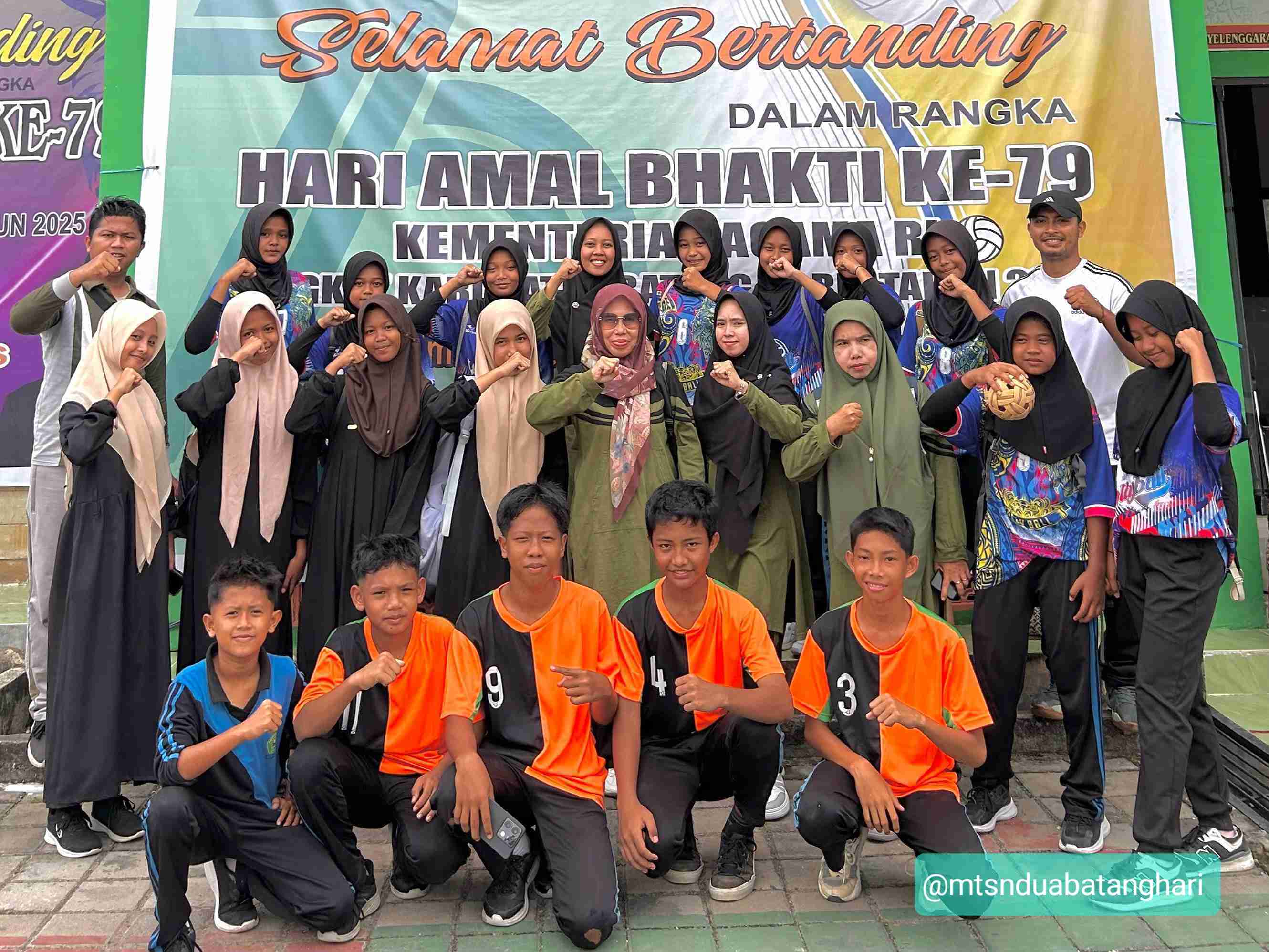 Meriahkan HAB Kemenag ke-79, MTsN 2 Batanghari Ikuti Aneka Lomba