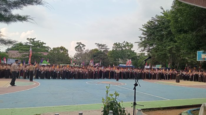 Kepala MTs Negeri 2 Batang Hari Hadiri Pembukaan Jamran Muara Bulian Tahun 2025 di SMPN 21 Batang Hari