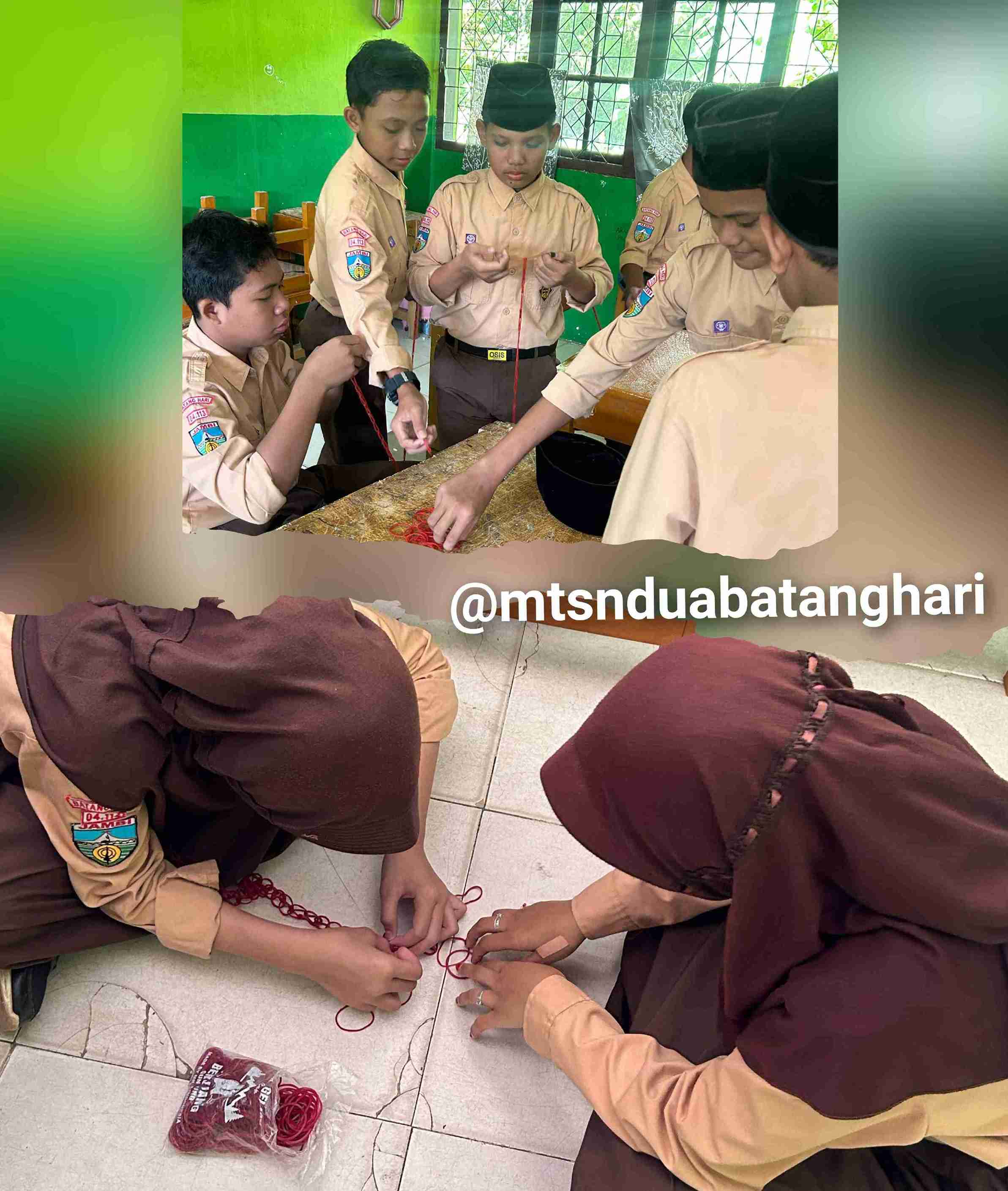 Hadirkan Lompat Tali Karet dalam P5PPRA, MTsN 2 Batanghari Angkat Kembali Permainan Tradisional 