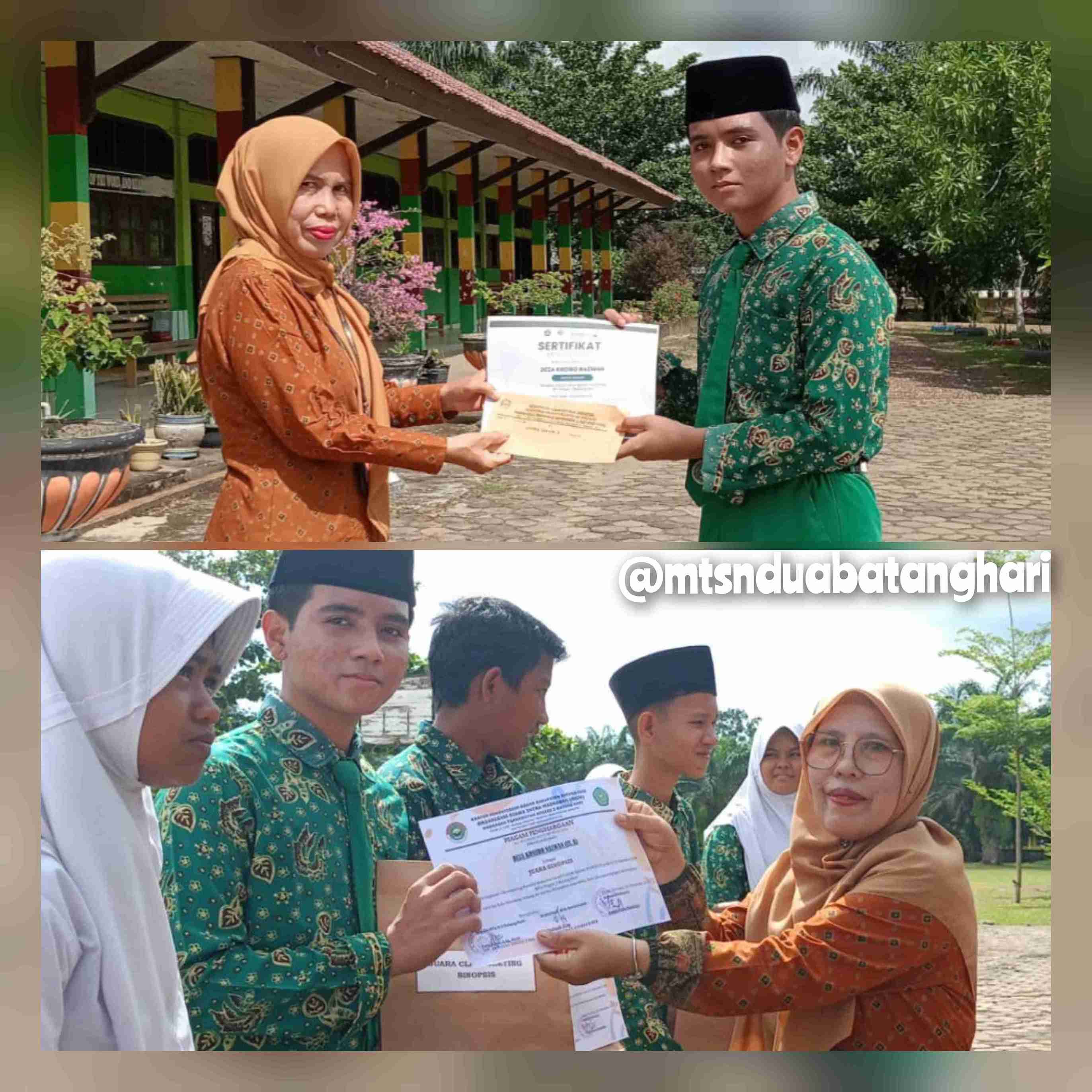 MTsN 2 Batanghari Tutup Akhir Semester Ganjil dengan Pembagian Rapor dan Pengumuman Pemenang Ajang Class Meeting