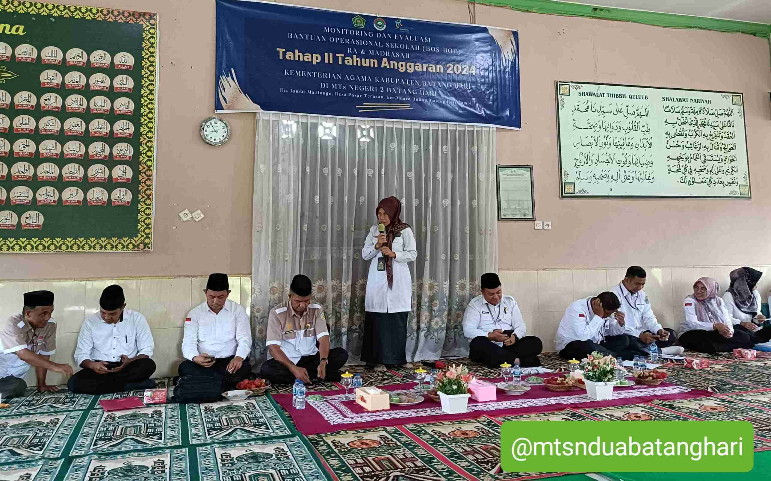 Jadi Tuan Rumah Monev BOS, MTsN 2 Batanghari Upayakan Pelayananan Maksimal